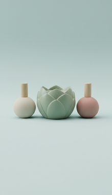 Porcelain Aromatherapy Essential Oil Set